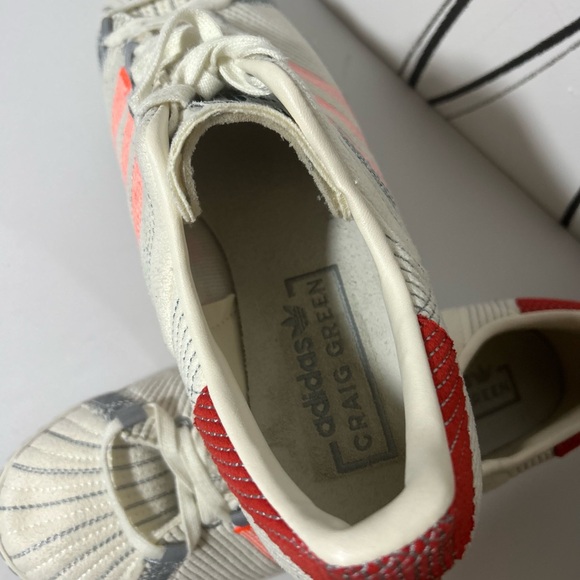 Adidas Superstar Craig Green Men’s Size 11 Sneakers Blue Orange + Red Stitching - Picture 5 of 12